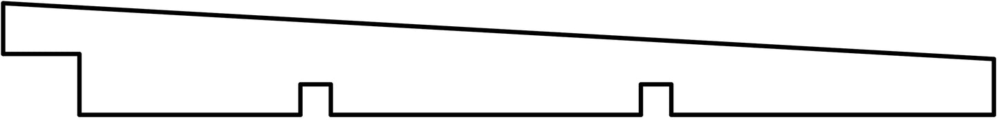 DOUGLAS | ZWEEDS RABAT | ZWART (1,1/2,2 X 19,5)