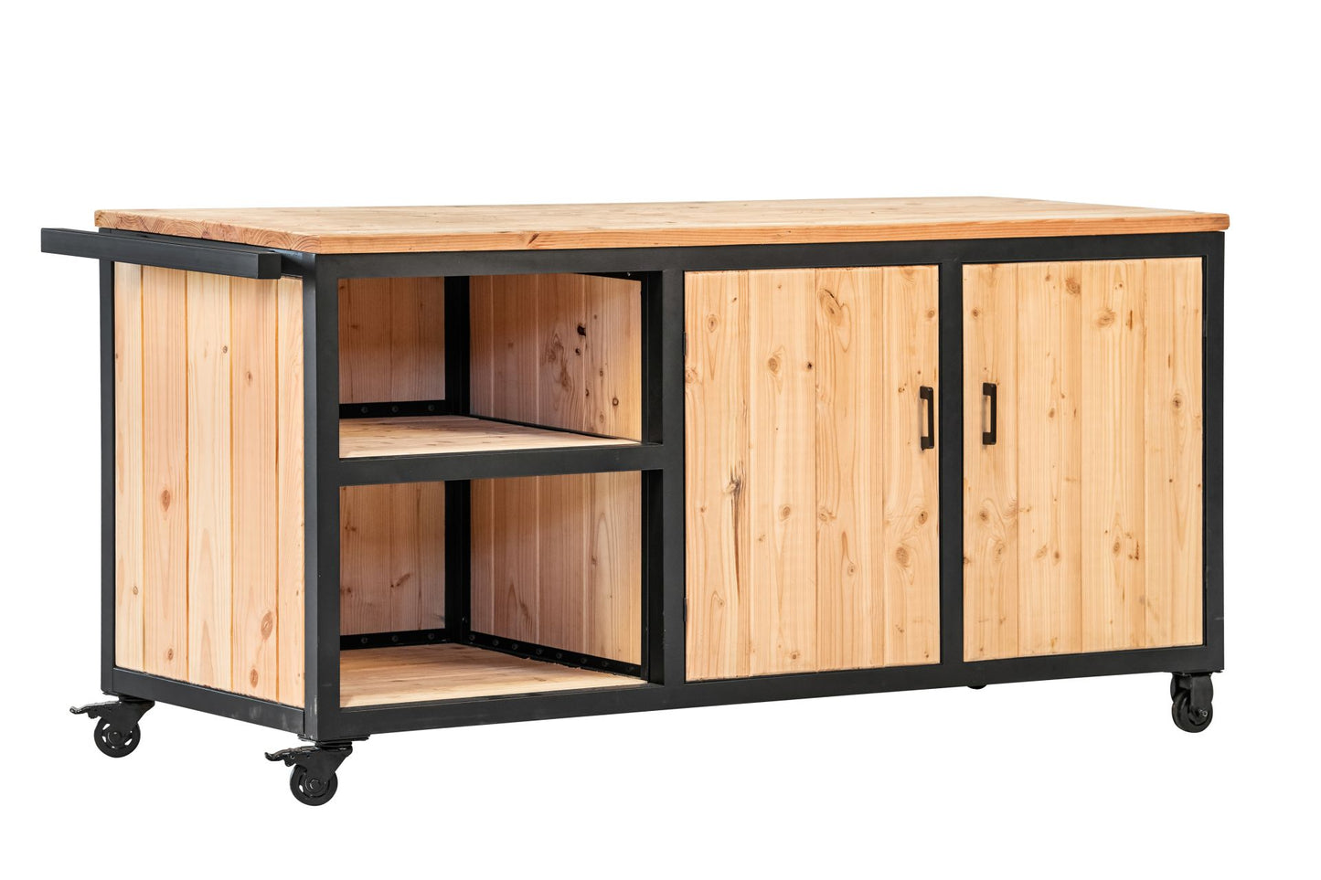 BUITENKEUKEN STAAL/DOUGLAS 180CM