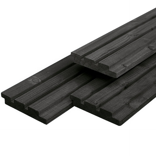 Triple | rhombus | zwart (2,7 X 14,0)