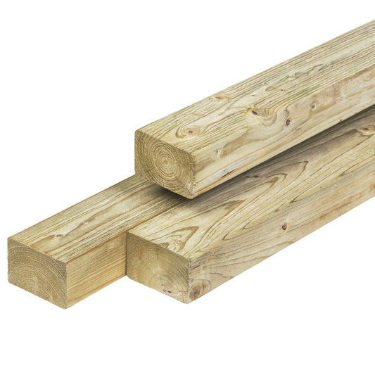 VUREN TIMMERHOUT | GEIMPREGNEERD | GEDROOGD | RONDE HOEKEN | 4,5 X 7,0